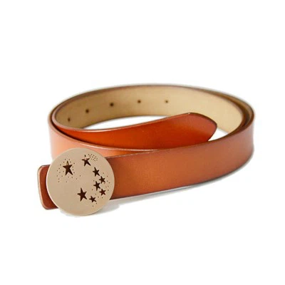 2-4cm Wide Gold Belt rau Hnav